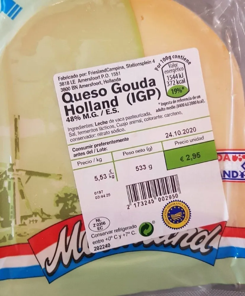 Queso Gouda Holland