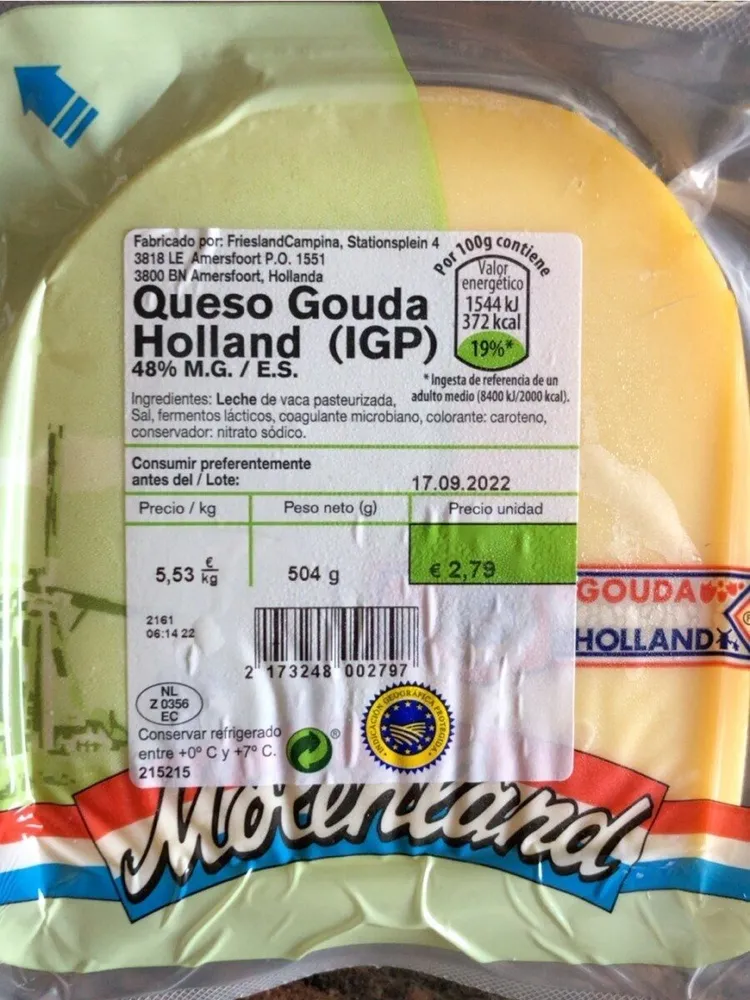 Queso Gouda Holland
