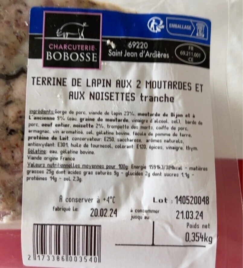 Terrine de lapin
