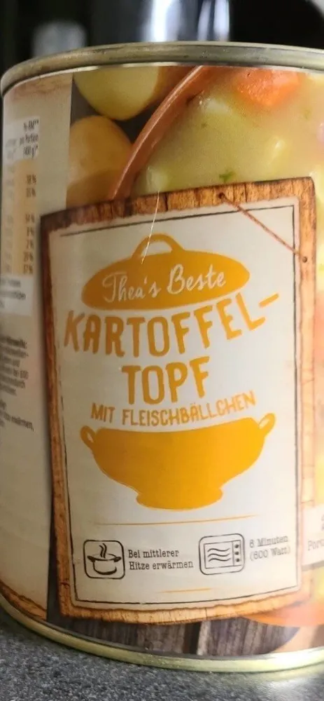 KARTOFFEL-TOPF MIT FLEISCHBÄLLCHEN