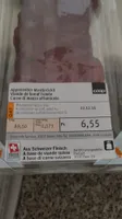 Viande de boeuf fumée