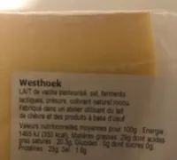 Fromage lait de vache
