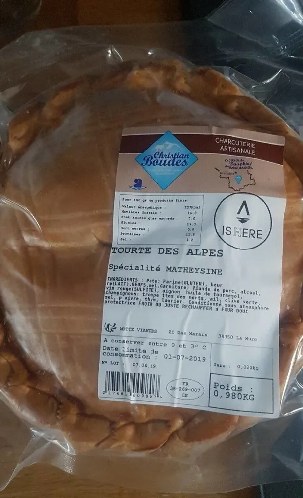 Tourte des Alpes