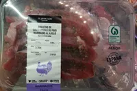 Chuletas de contramuslo de pavo marinadas al ajillo