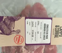 Chuleta de pavo adobada al ajillo
