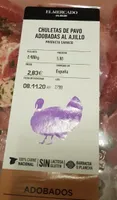 Chultas pavo al ajillo