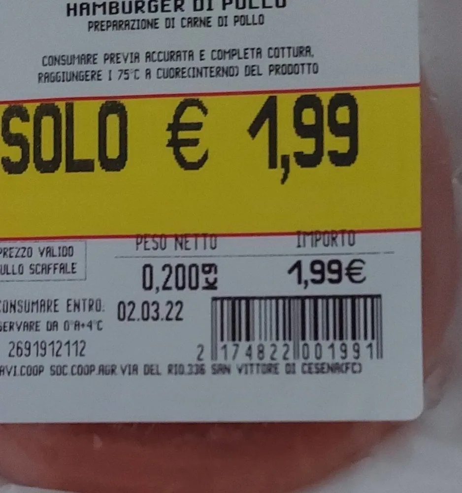 Hamburger di pollo