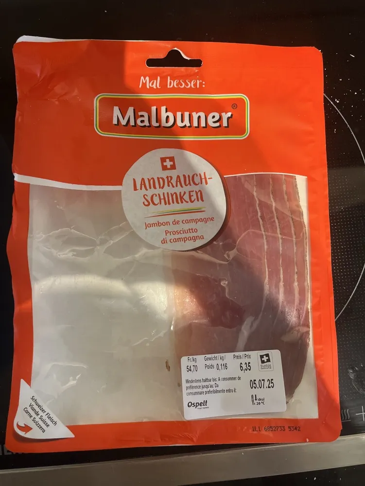 Malbuner Landrauch Schinken