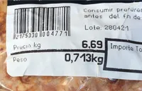 Paleta de cerdi asada