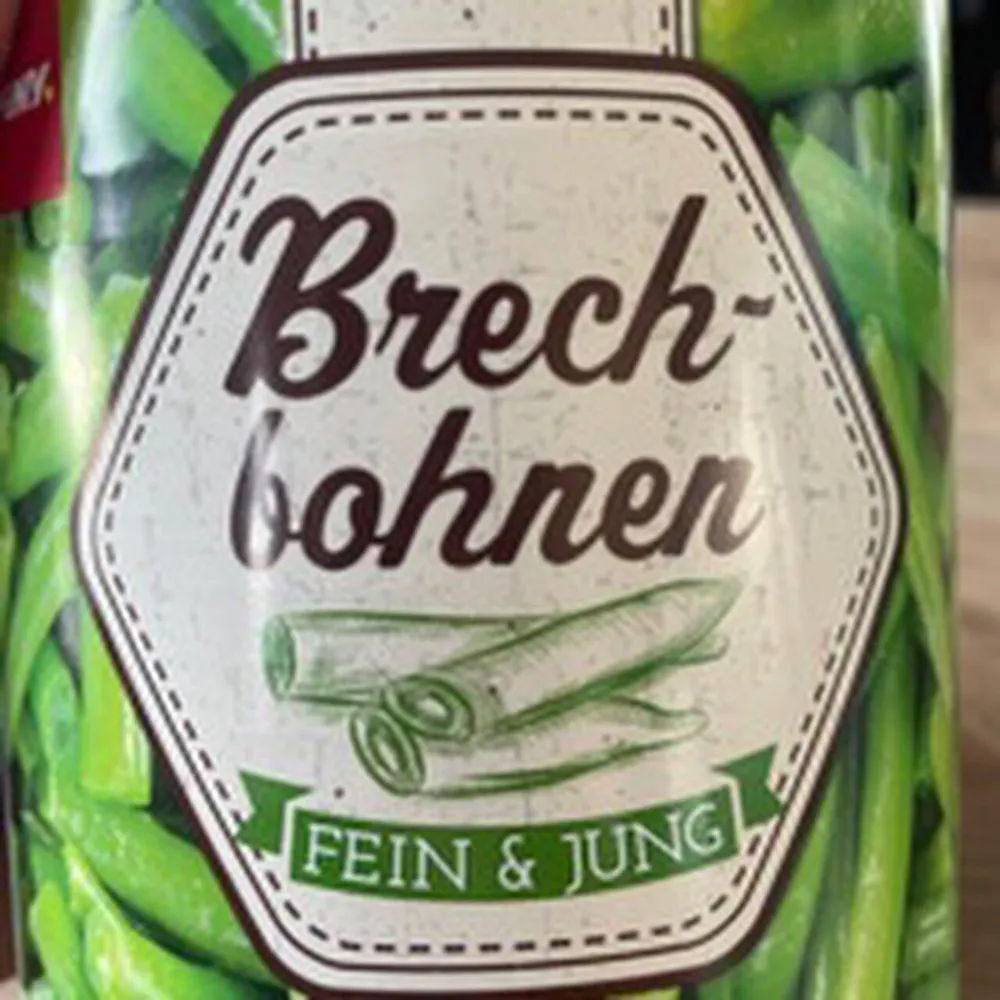 Feine Junge Brechbohnen