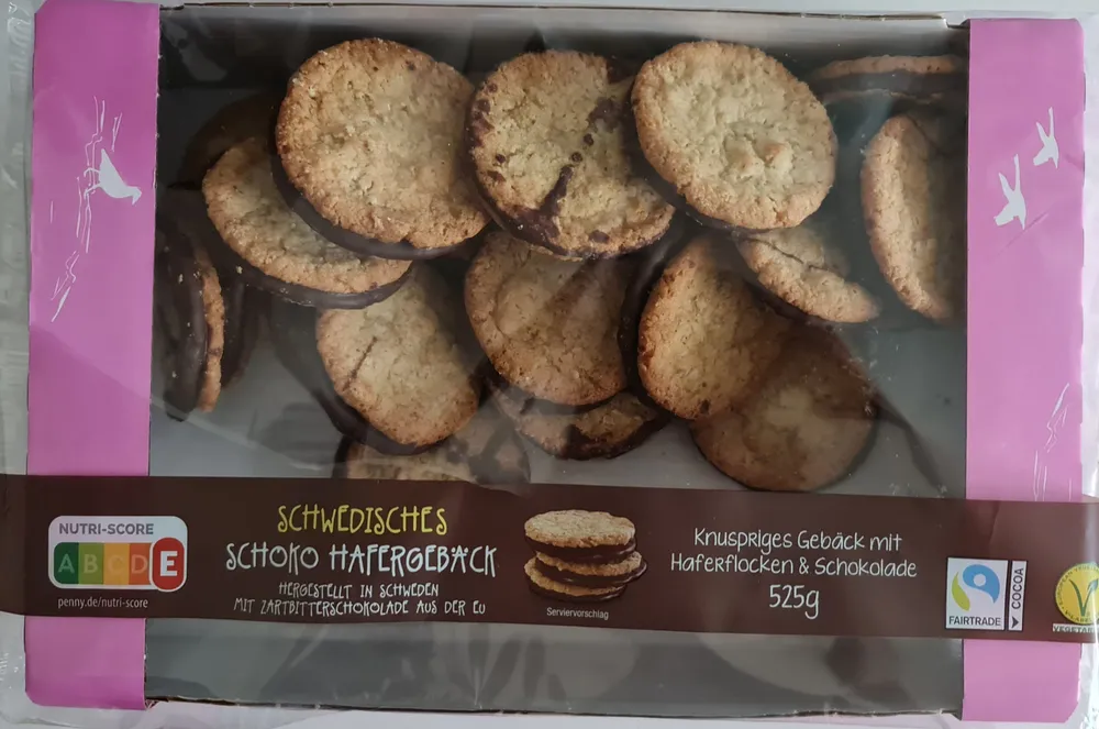 Swedisches Haferkekse Schoko