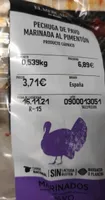 Pechuga de pavo marinada al pimentón