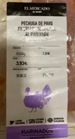 Pechuga pavo marinada al pimenton
