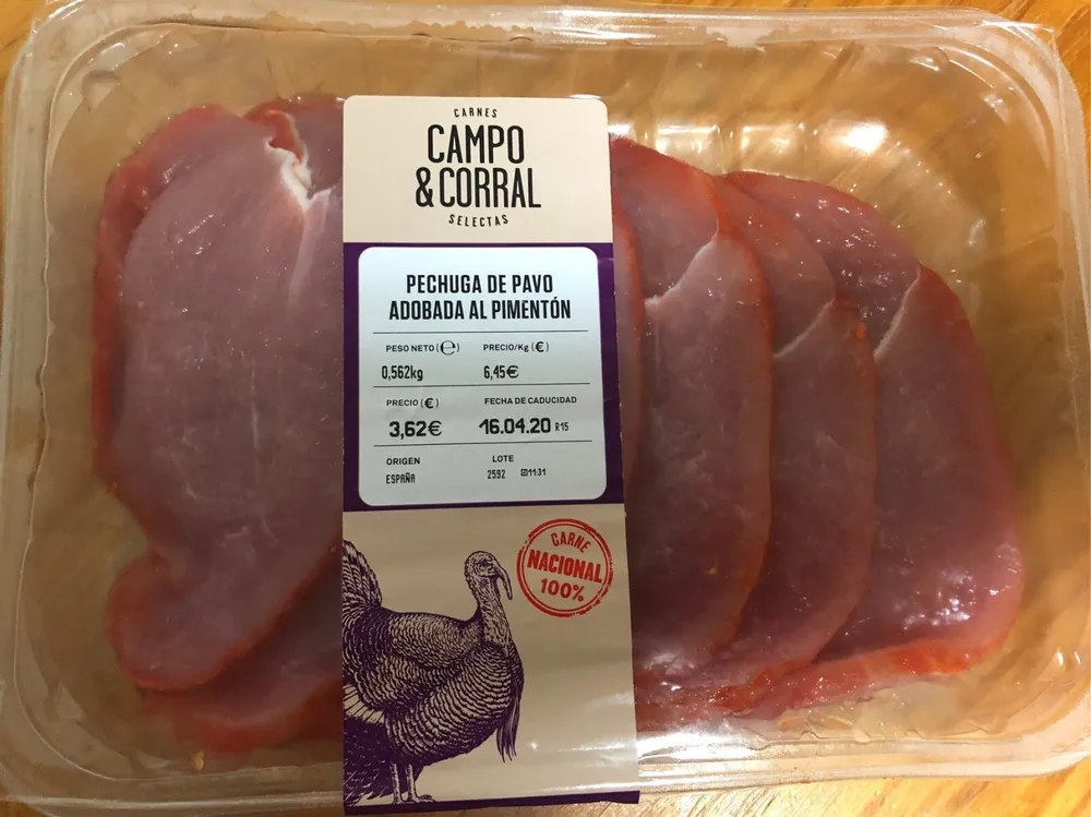 Pechuga de Pavo al pimentón