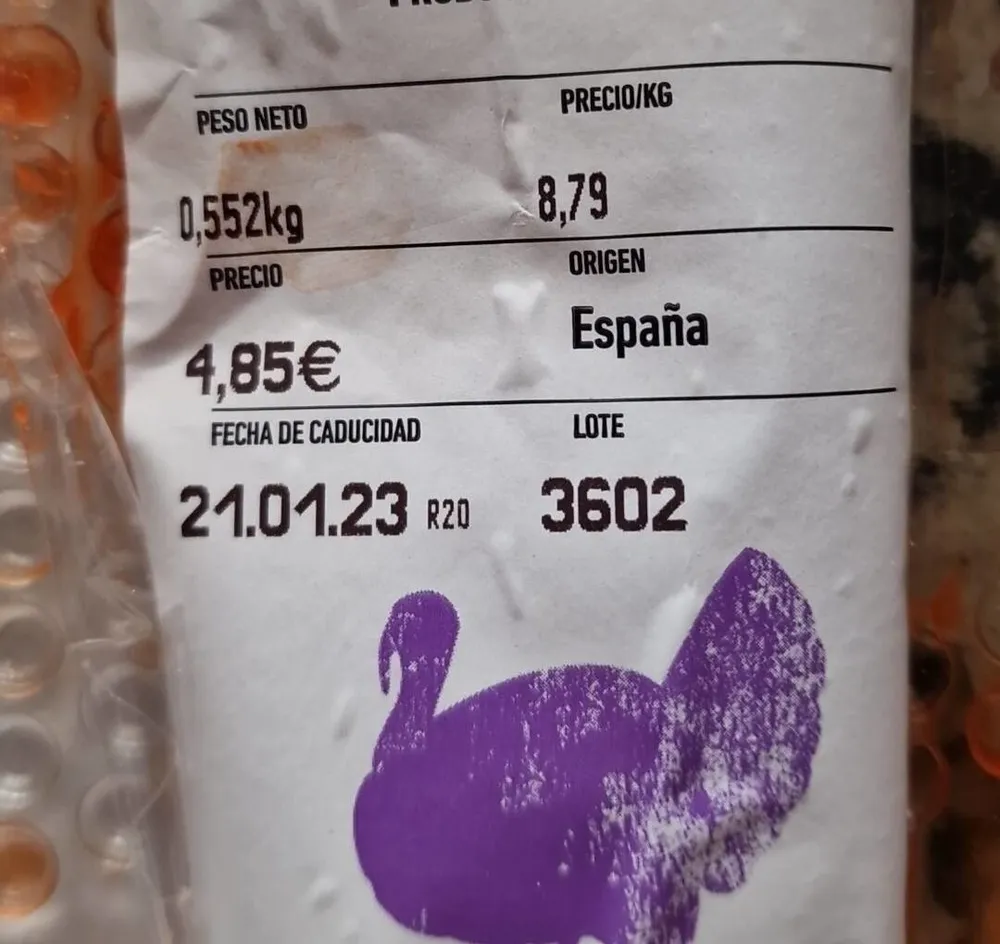 Pechuga de pavo marinada al pimentón