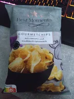 Gourmetchips mit Meersalz und Knoblauch-Geschmack