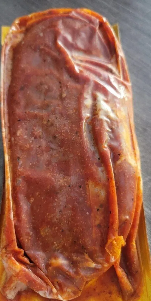 Magret de canard marine au piment