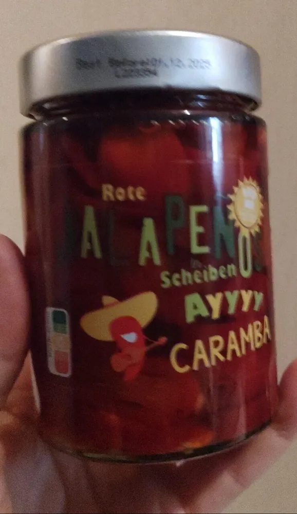 Rote Jalapeno Scheiben