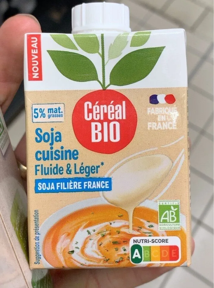 Creme fluide Soja cuisine