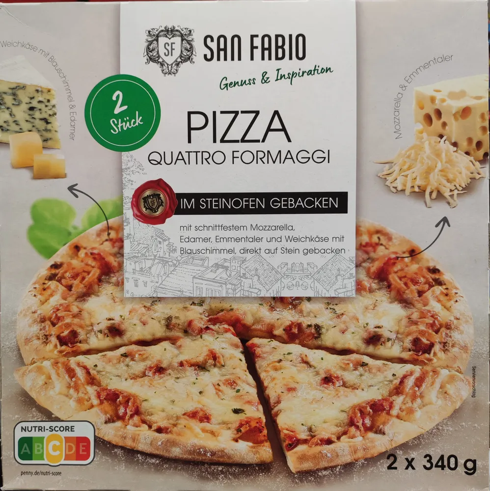 Pizza Quattro Formaggi