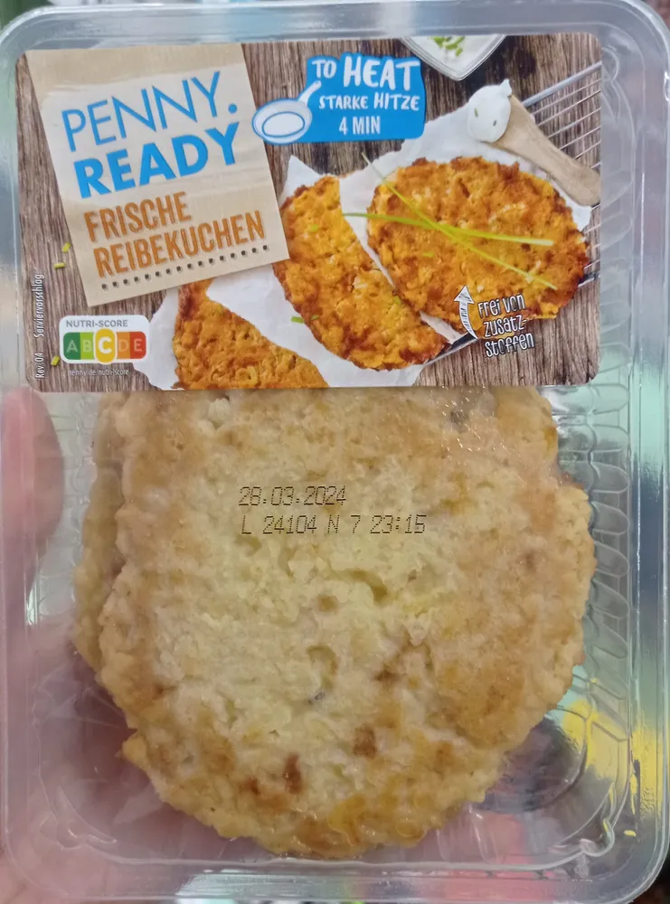 Reibekuchen, vorgebacken