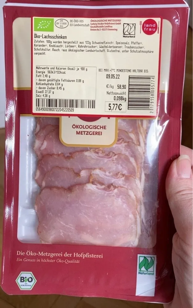 Öko-Lachsschinken