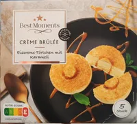 Creme brûlée Eiscreme-Törtchen