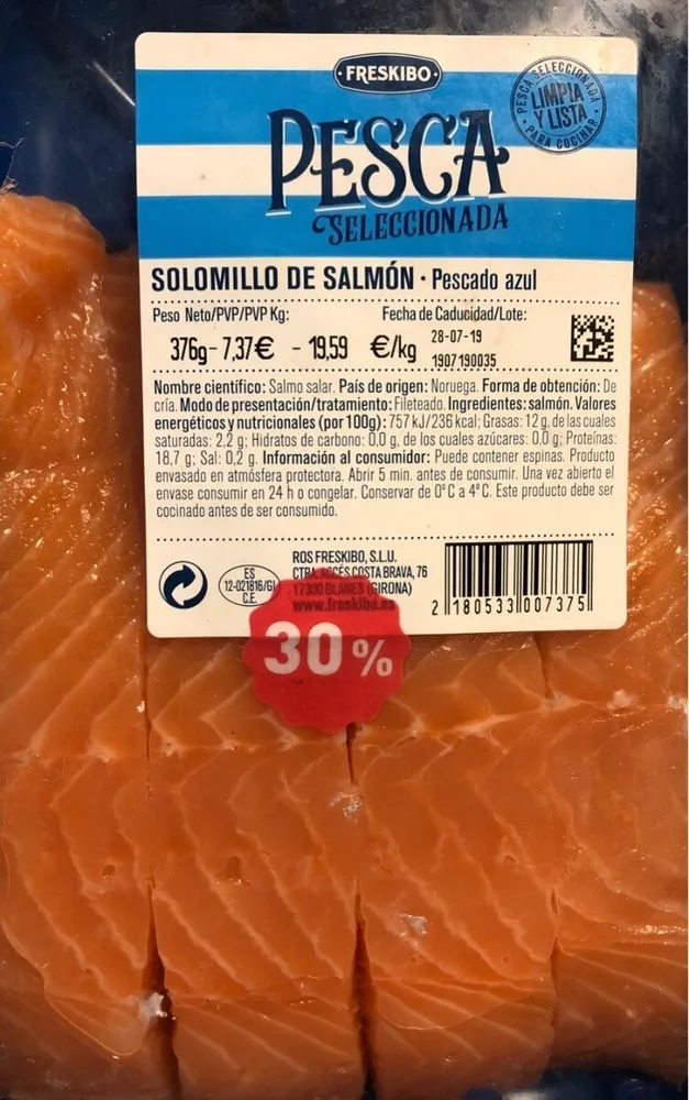 Solomillo salmon