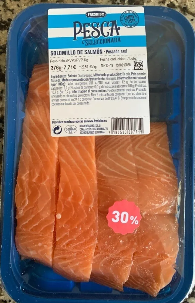 Solomillo de salmon