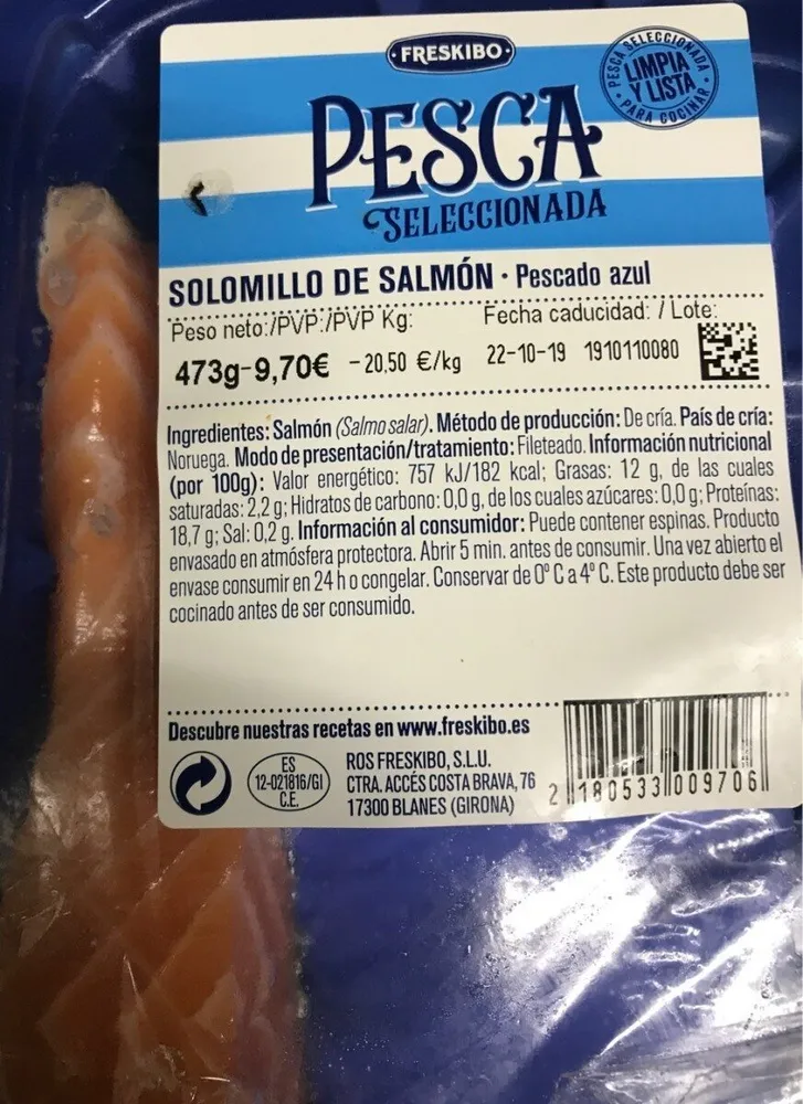 Solomillo de Salmón