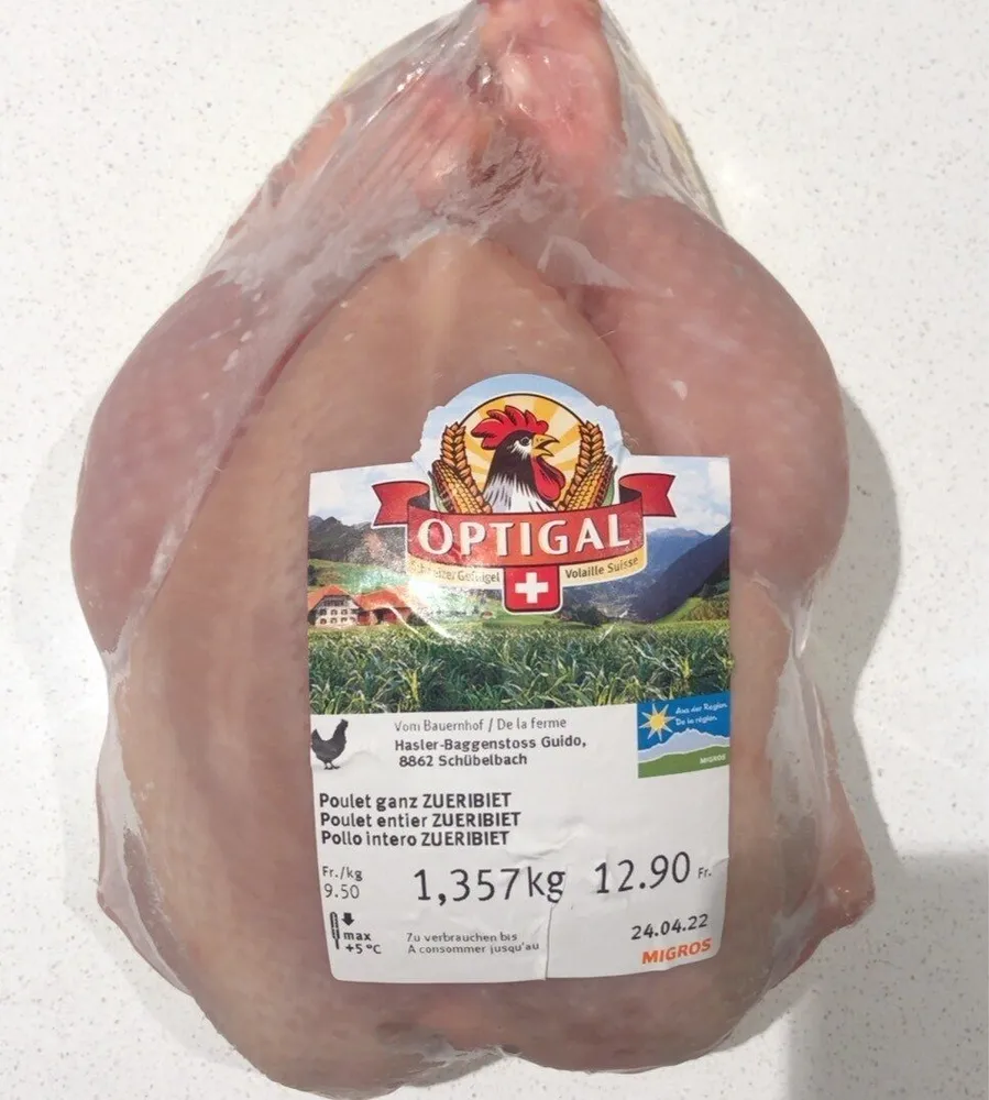 Poulet ganz Zueribiet