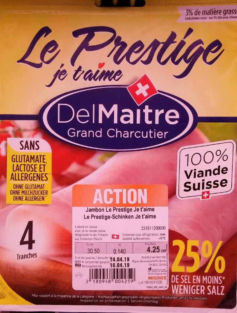 Le Prestige jambon