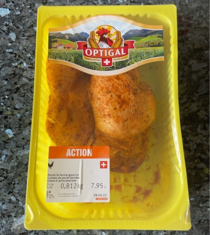 Cosce di pollo speziate