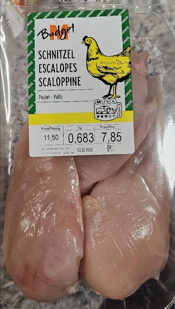 Escalope de poulet