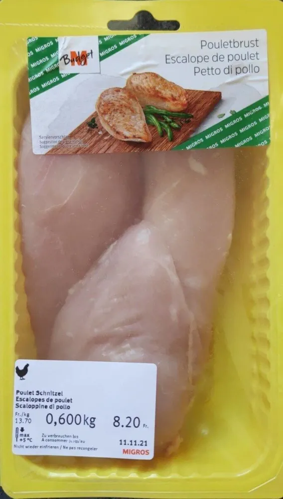 Escalopes de poulet