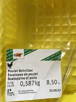 Poulet Schnitzel
Escalopes de poulet
Scaloppine di pollo