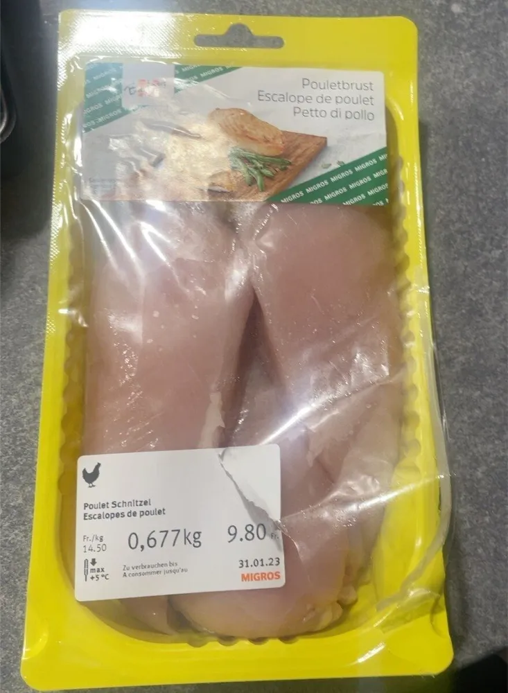 escalope de poulet