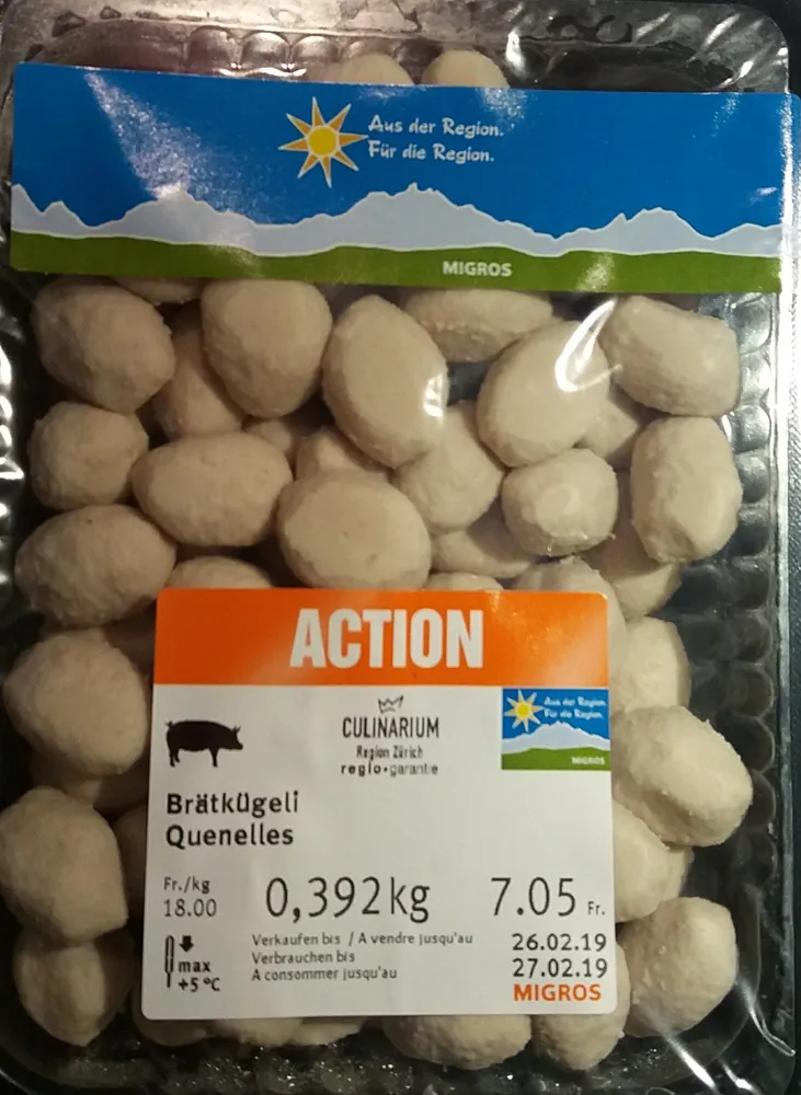Brätkügeli / Quenelles