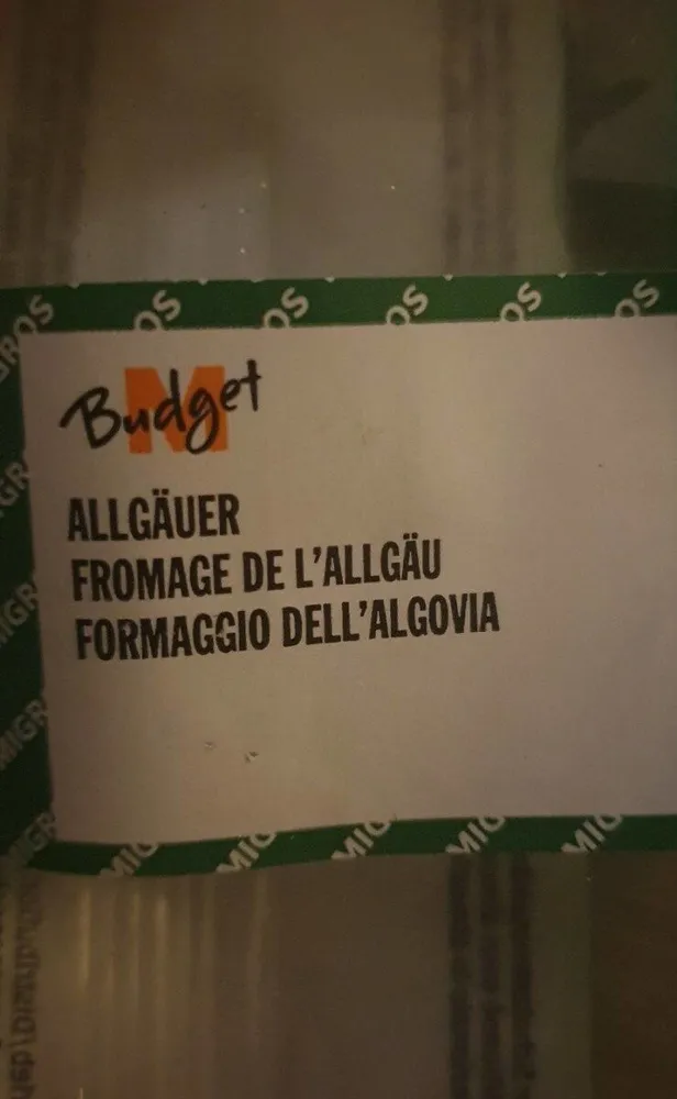 Fromage de l'allgäu