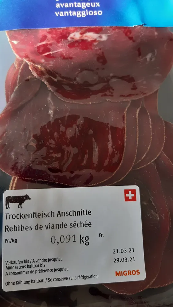 Rebibes viande séchée