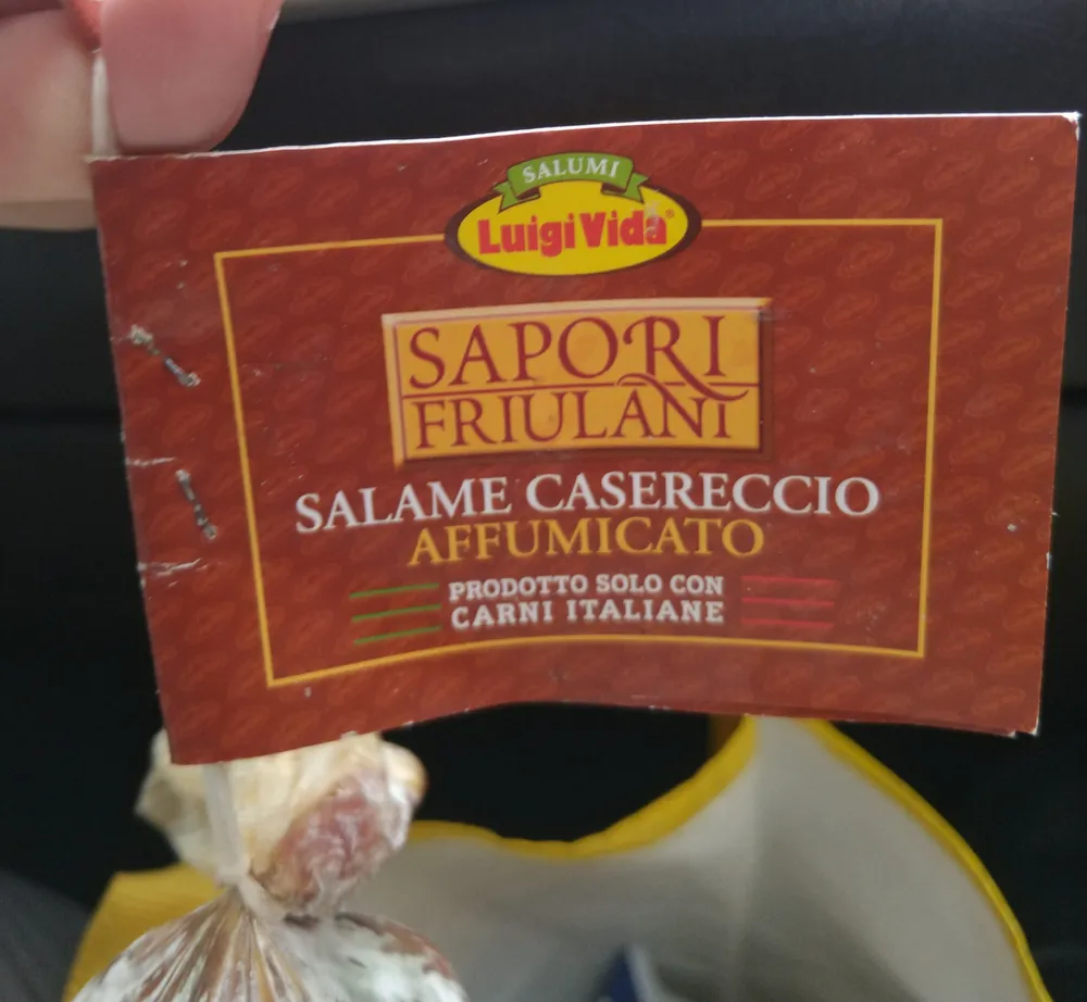 Salame casereccio affumicato