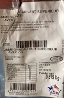 Jambonneau cuit superieur avec os