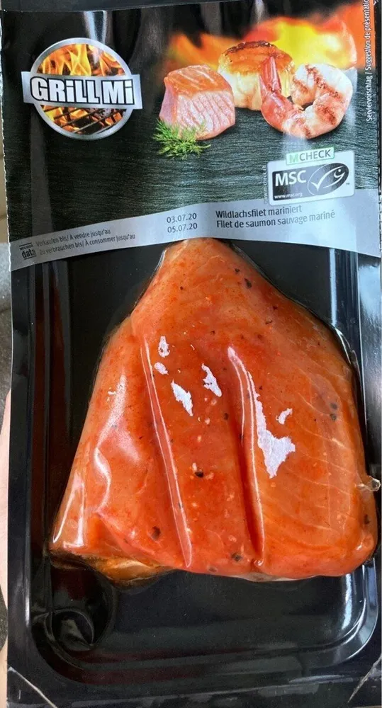 Filet de saumon sauvage mariné