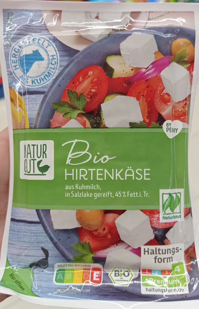 Bio Hirtenkäse aus Kuhmilch
