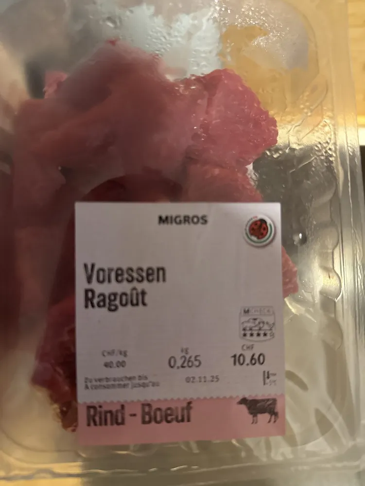 Voressen Ragout