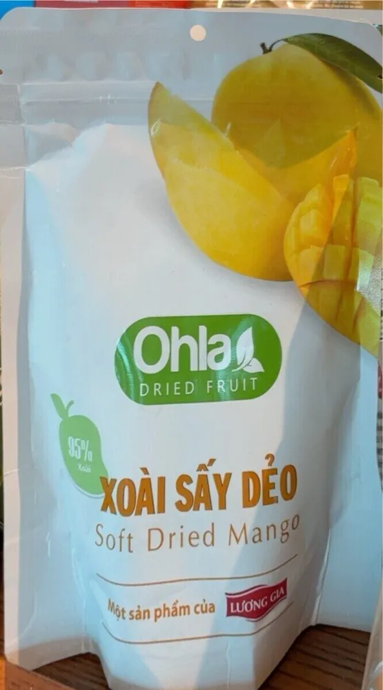 Soft dried mango