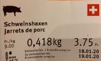 Jarrets de porc