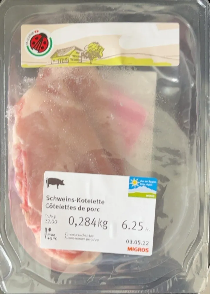 Côtelettes de porc