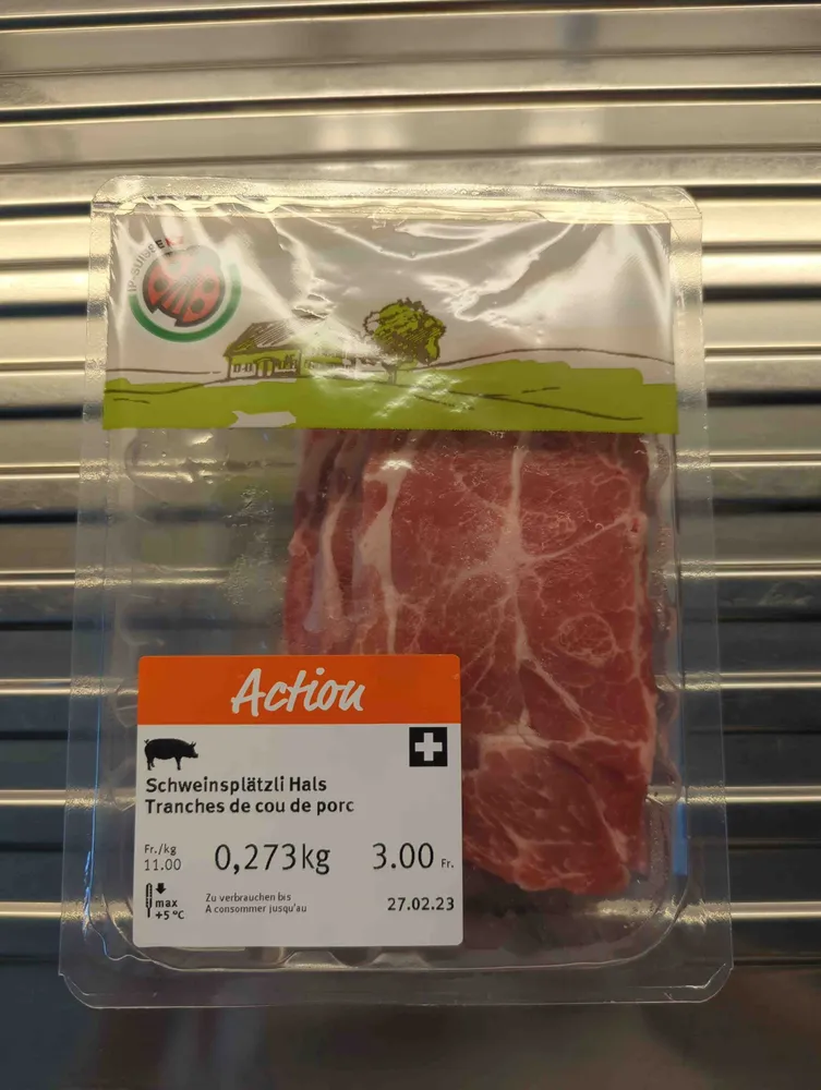 Schweinsplätzli Hals