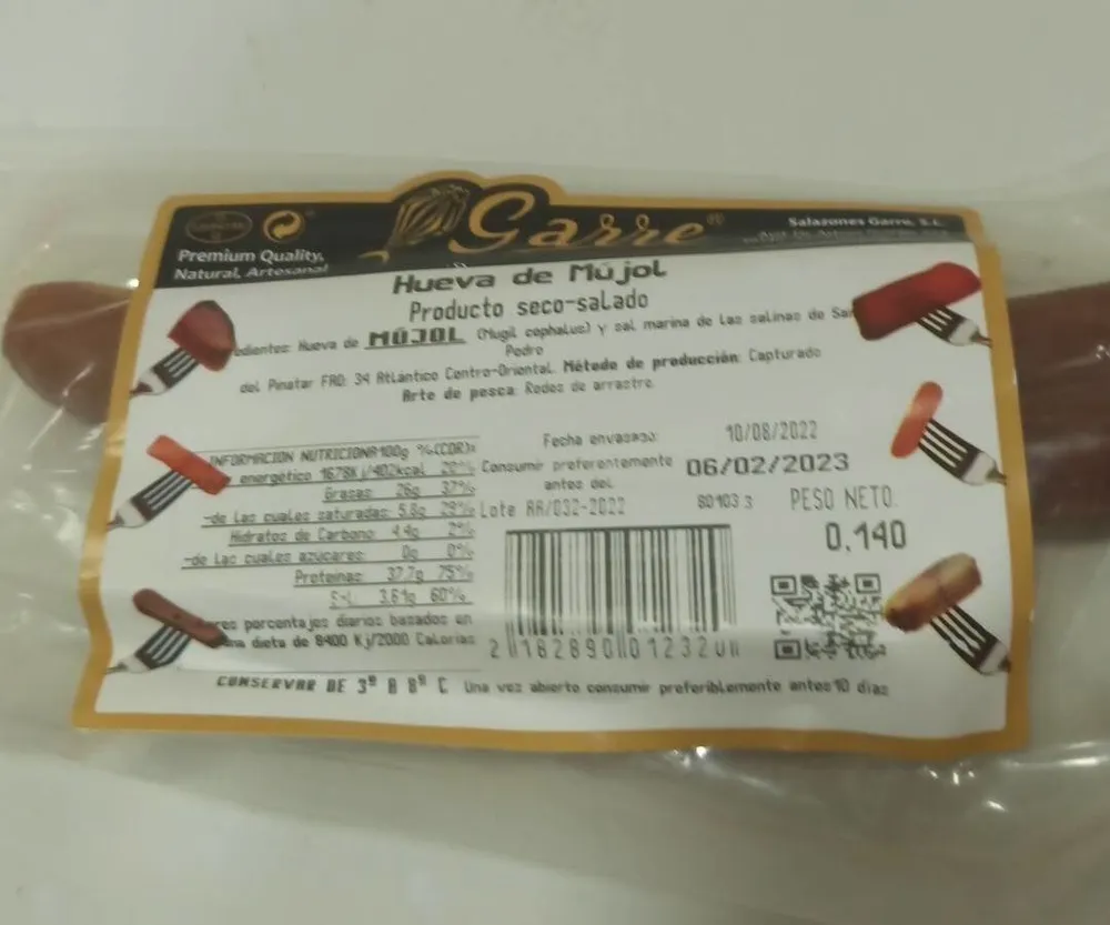 Hueva de mújol